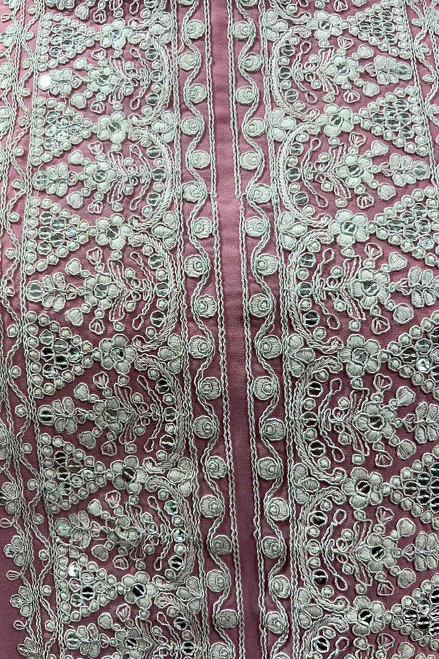 Pink Georgette Pakistani Palazzo Suit