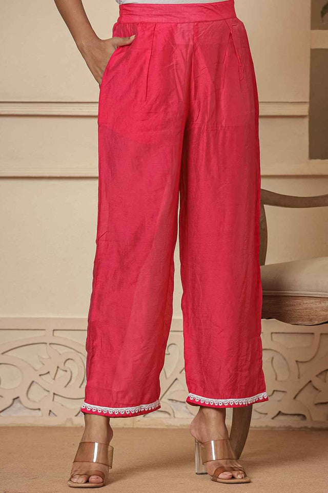 Pink Tie & Dyed Silk Co-Ord Set (1868CRDPK)
