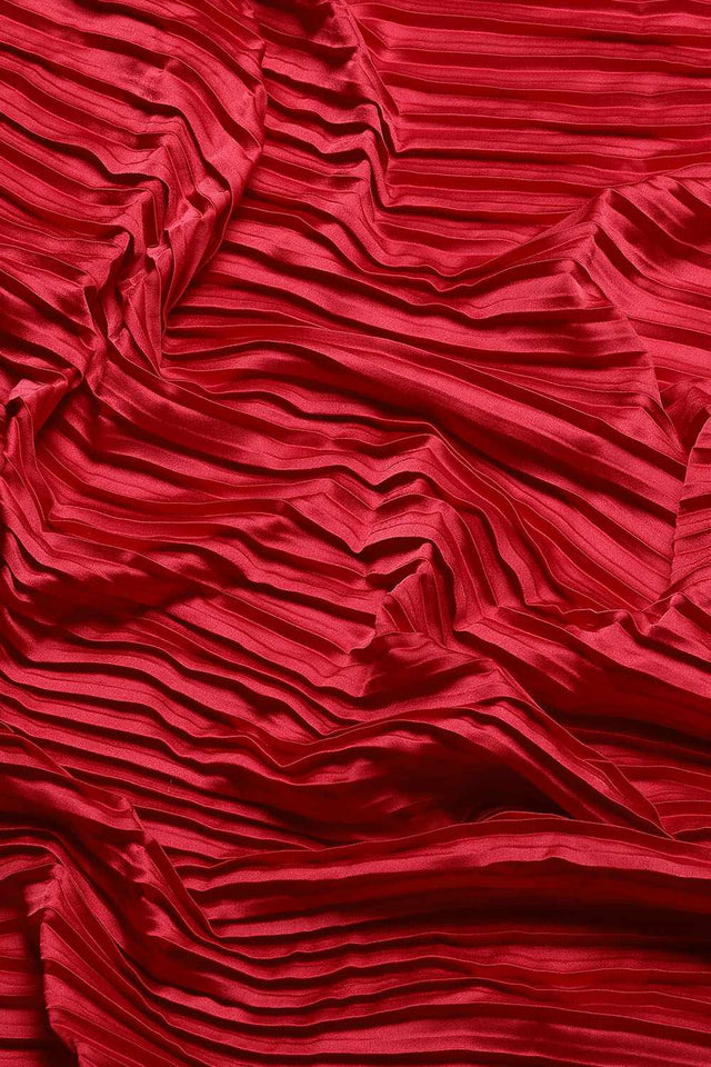 Maroon Solid Silk Saree