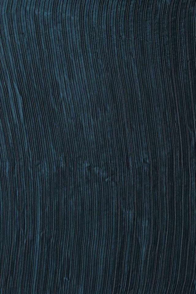 Turquoise Solid Silk Saree