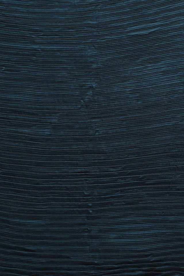 Turquoise Solid Silk Saree