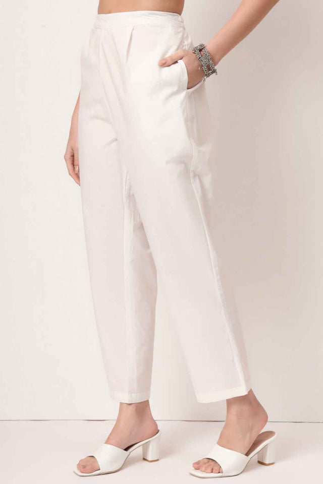 Green Solid Organza Kurti Pant Set