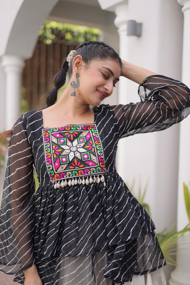 Off White Solid Cotton Lehenga (ACA9000)