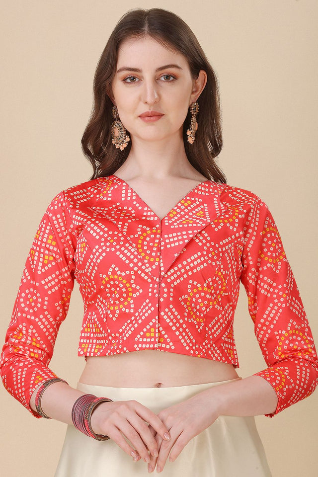 Cream Printed Satin Lehenga (ACA9345)