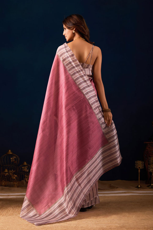 Maroon Printed Silk Ready to Wear Saree (ACA9484)