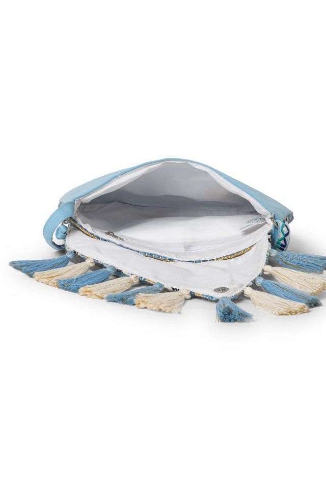 Multi Color Jacquard Jacquard Sling Bag