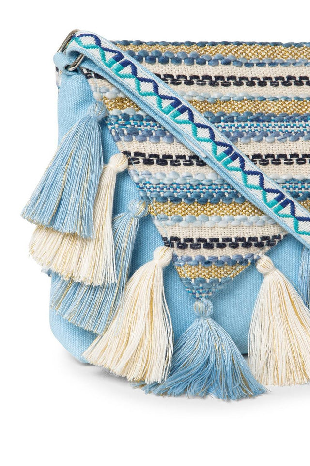 Multi Color Jacquard Jacquard Sling Bag