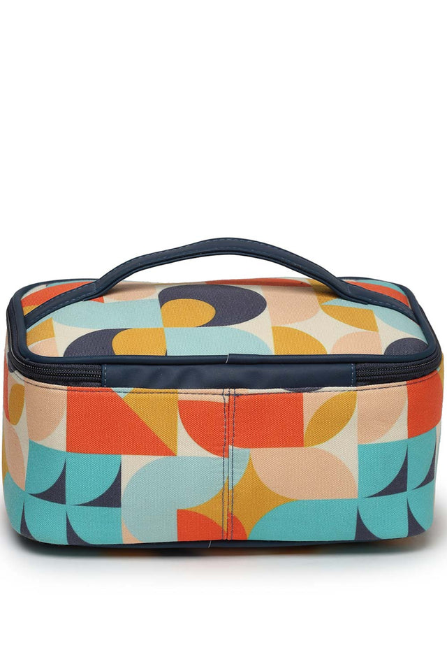 Multi-Color Abstract Print Polycotton Hand Bag