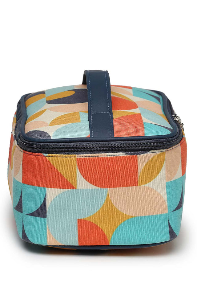 Multi-Color Abstract Print Polycotton Hand Bag