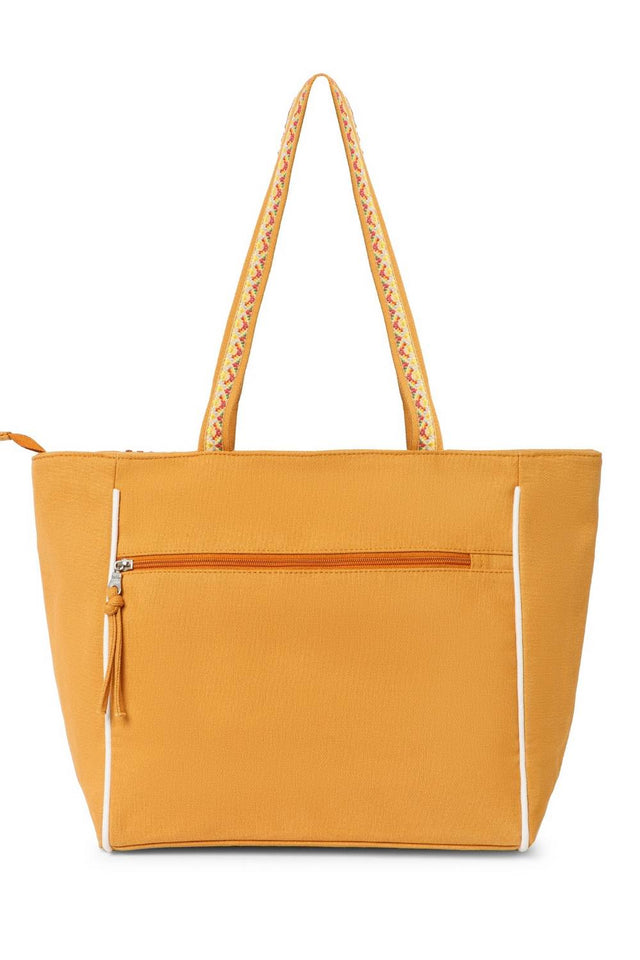 Multi Color Sequined Canvas Tote Bag