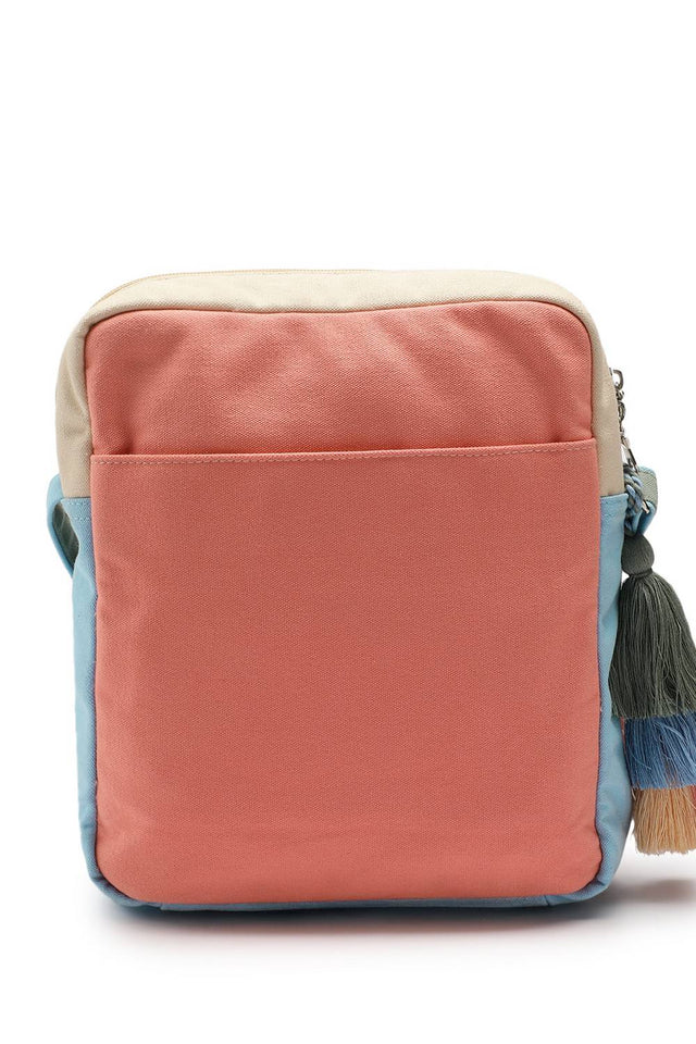 Multi Color Solid Cotton Sling Bag