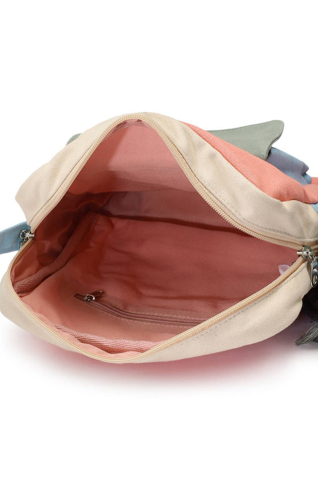 Multi Color Solid Cotton Sling Bag