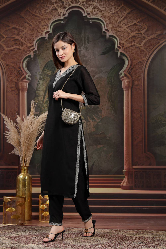 Gold Embellished Metal Clutch