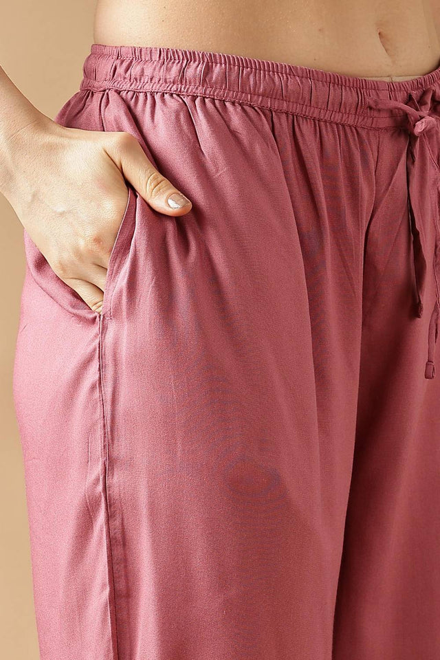 Green Floral Printed Silk Kurti Pant Set