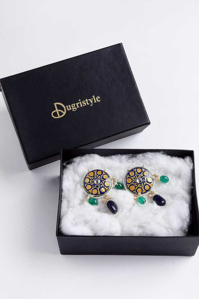 Multi-Color Alloy Earring