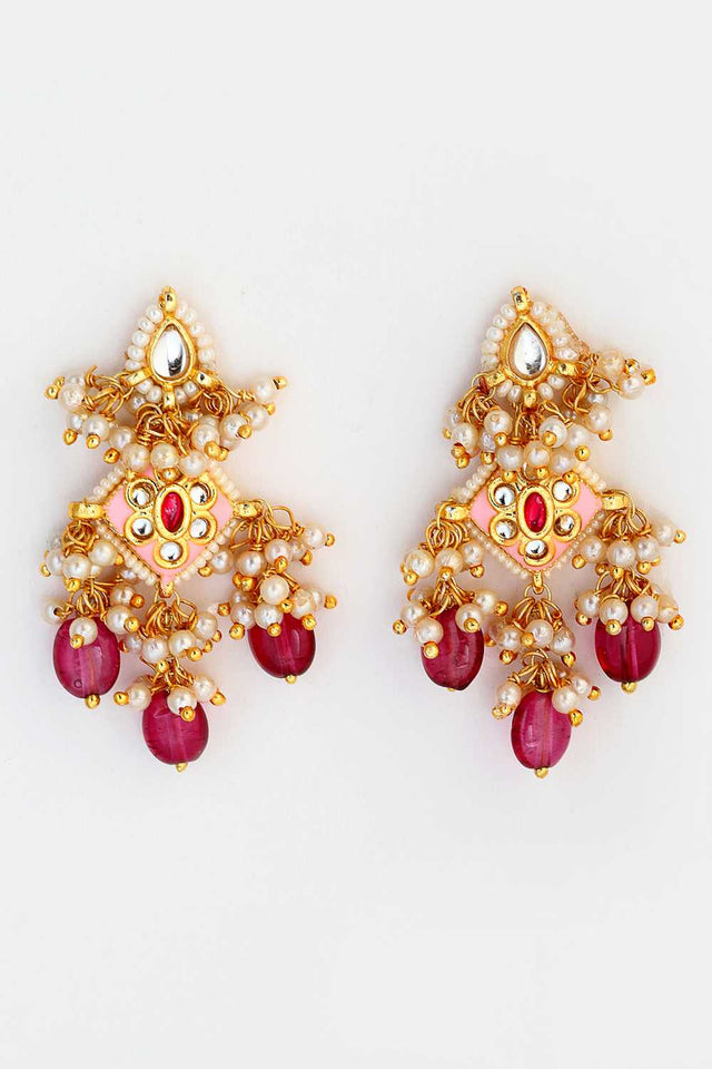 Multi-Color Alloy Earring
