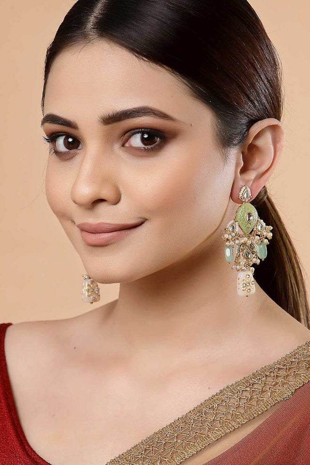 Multi-Color Alloy Earring