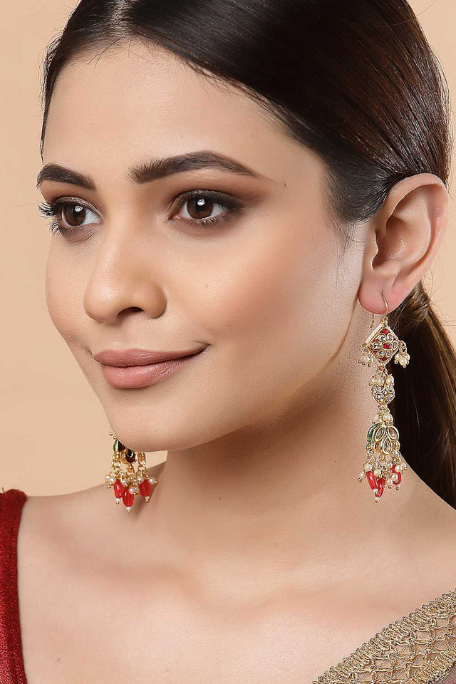 Multi-Color Alloy Earring