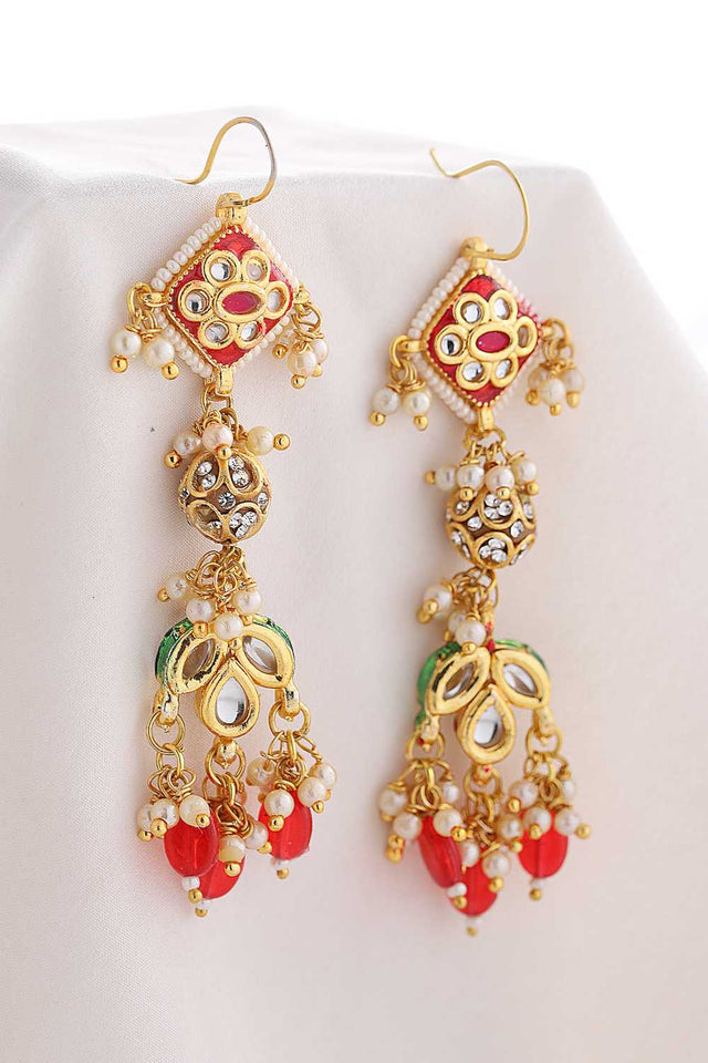 Multi-Color Alloy Earring