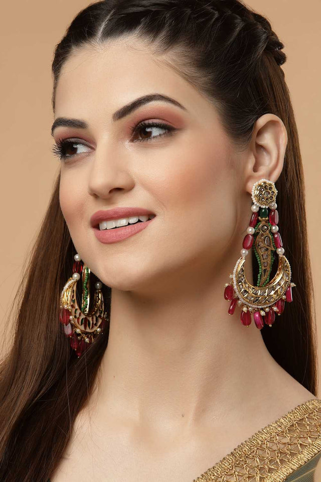 Multi-Color Alloy Earring