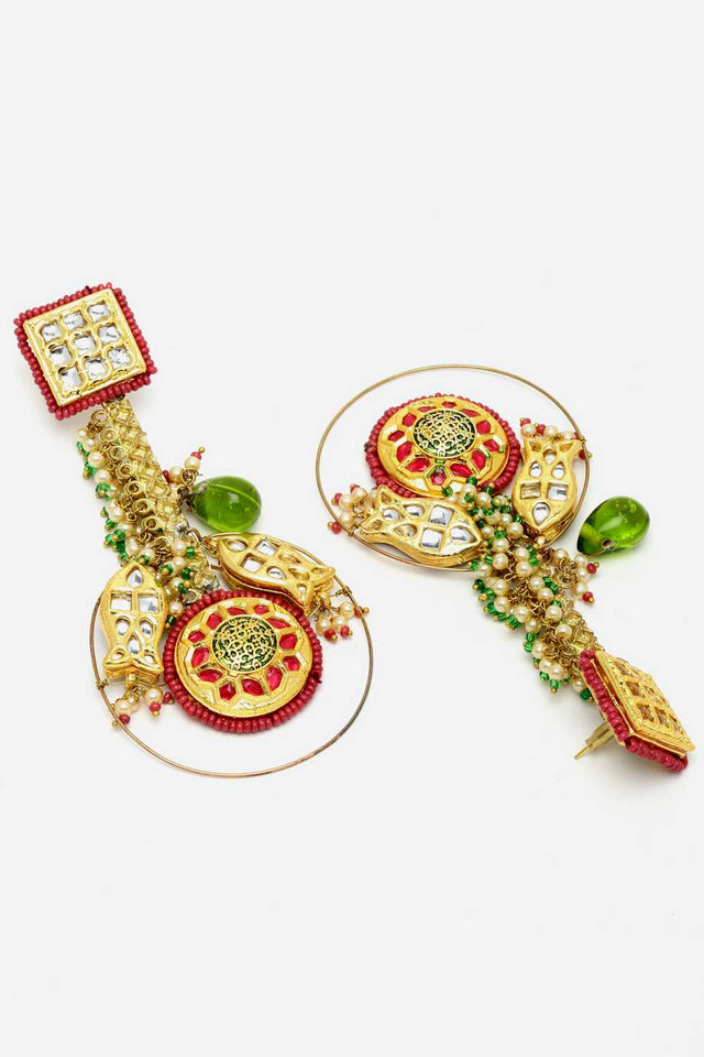 Multi-Color Alloy Earring