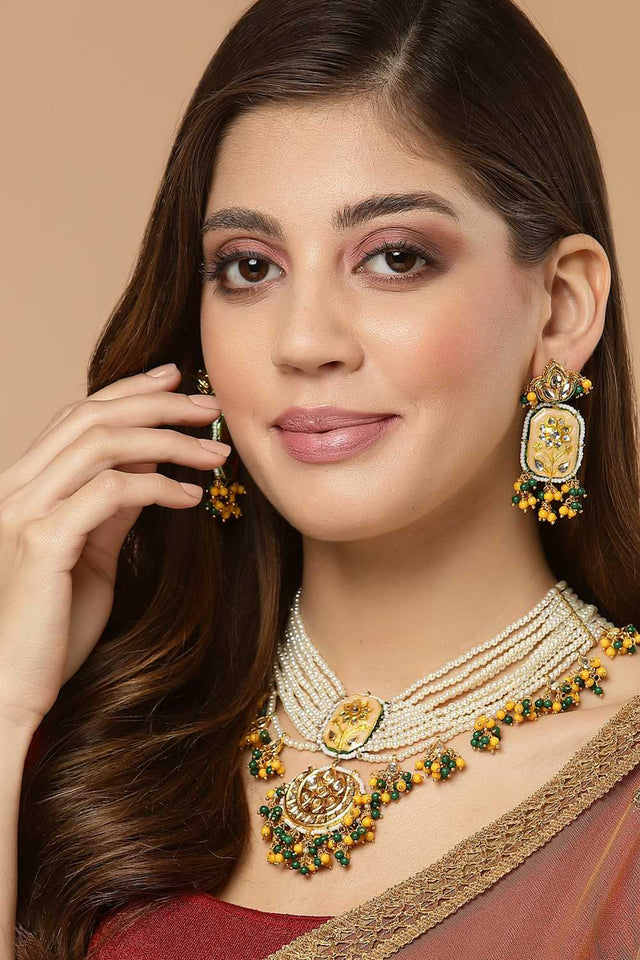 Multi-Color Alloy Earring