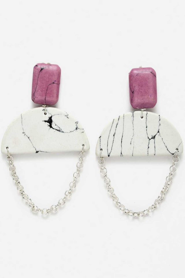 Multi-Color Alloy Earring