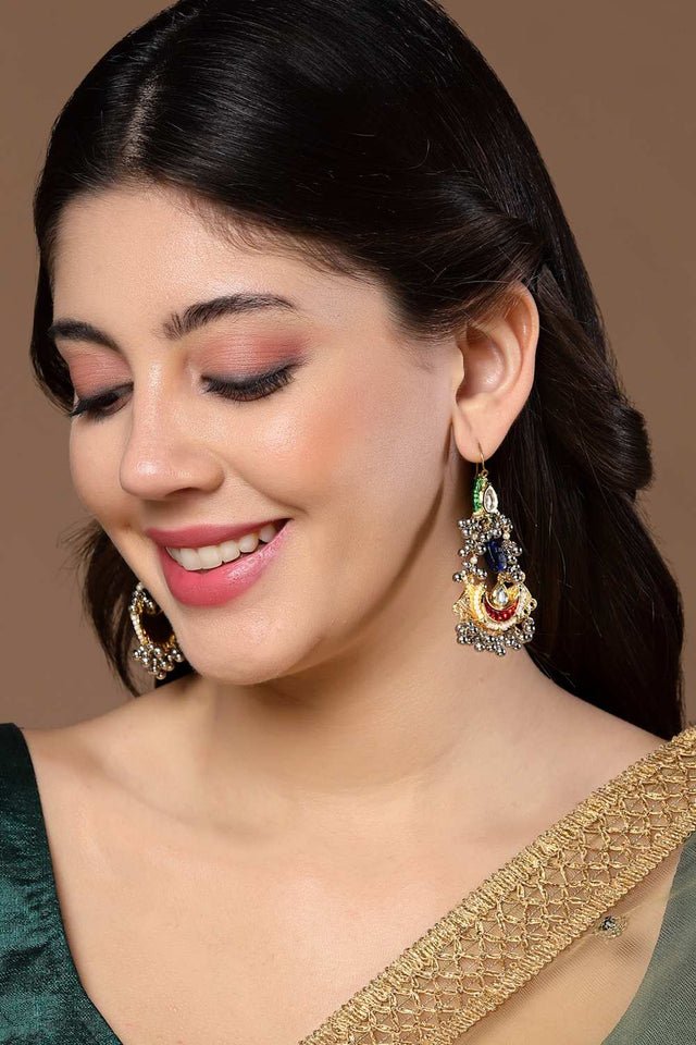 Multi-Color Alloy Earring