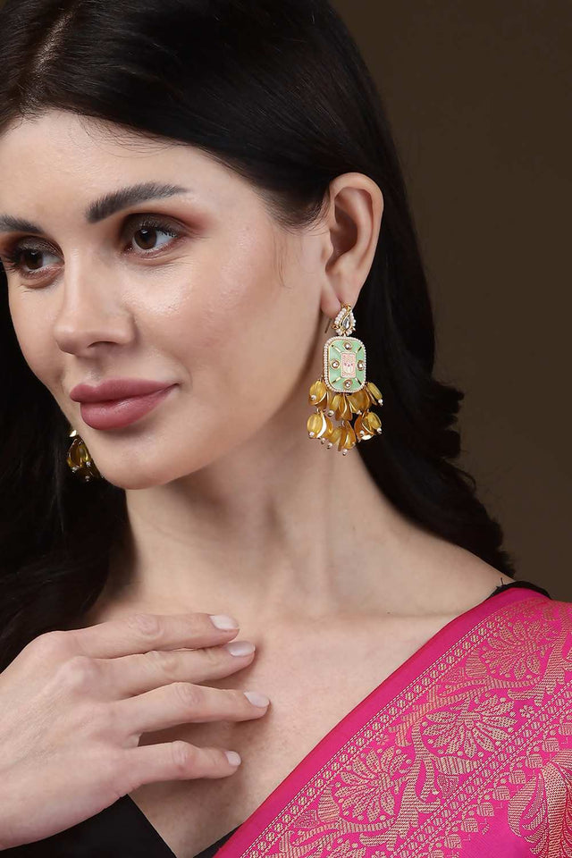 Multi-Color Alloy Earring