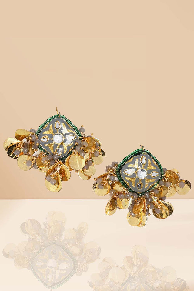 Multi-Color Alloy Earring