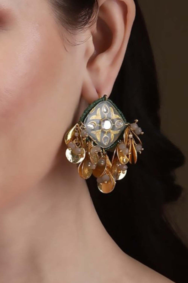 Multi-Color Alloy Earring