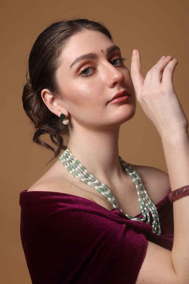 Multi-Color Alloy Drop Earring