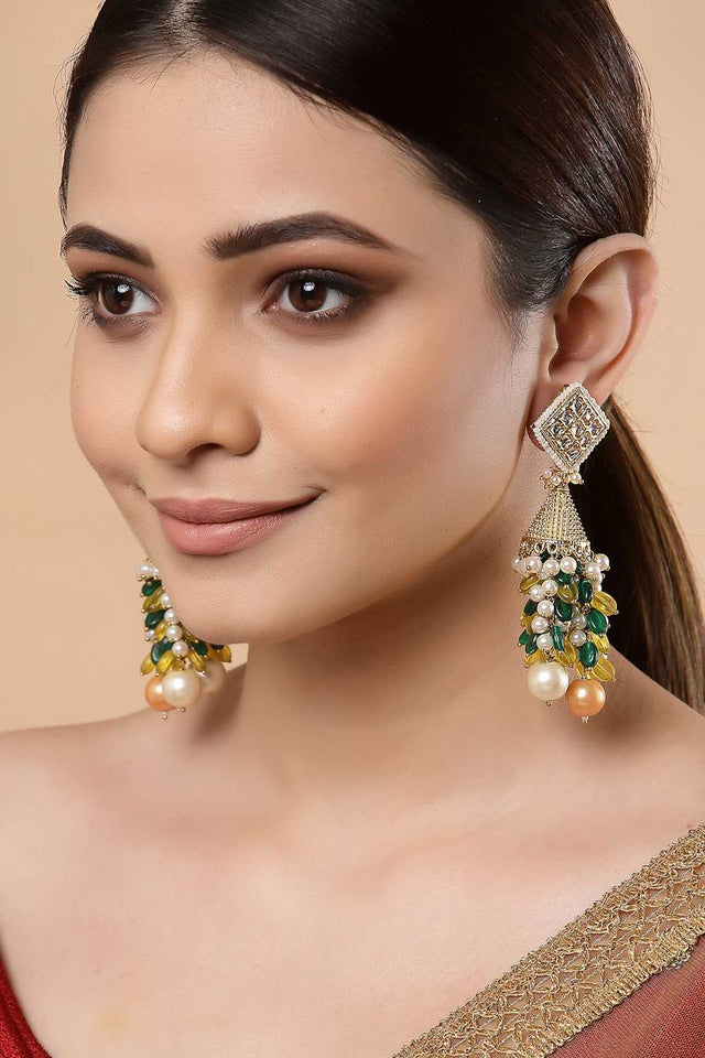 Multi-Color Alloy Earring