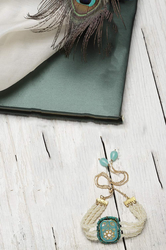 Multi-Color Beaded Alloy Bracelets