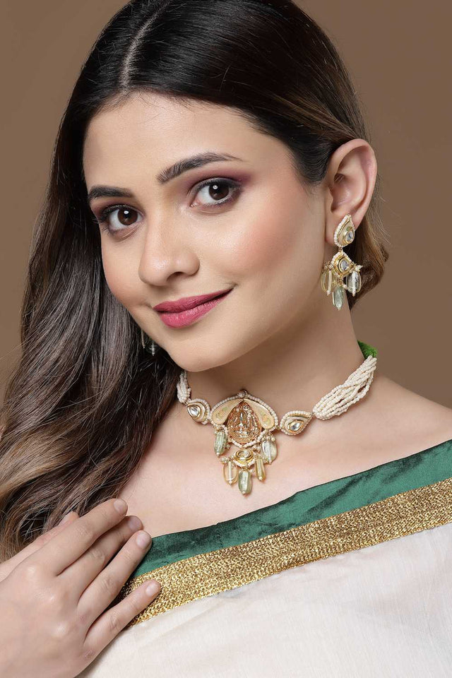 Multi-Color Alloy Jewellery Set