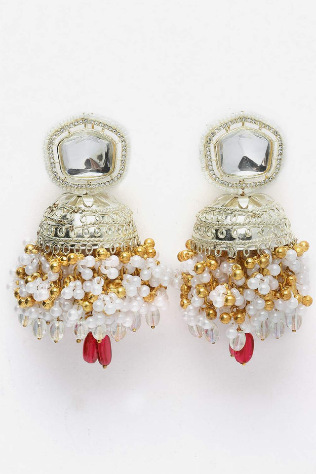 Multi-Color Beaded Alloy Necklace & Earring Sets