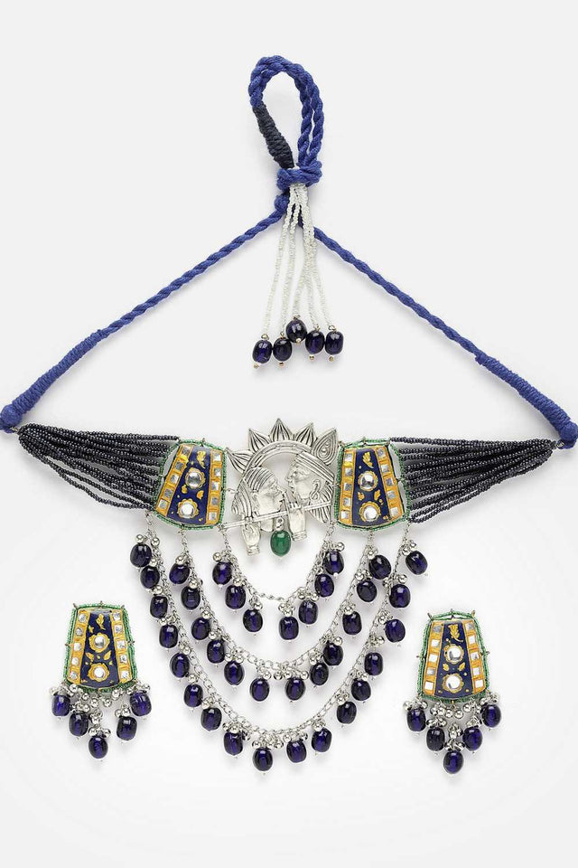 Multi-Color Alloy Jewellery Set