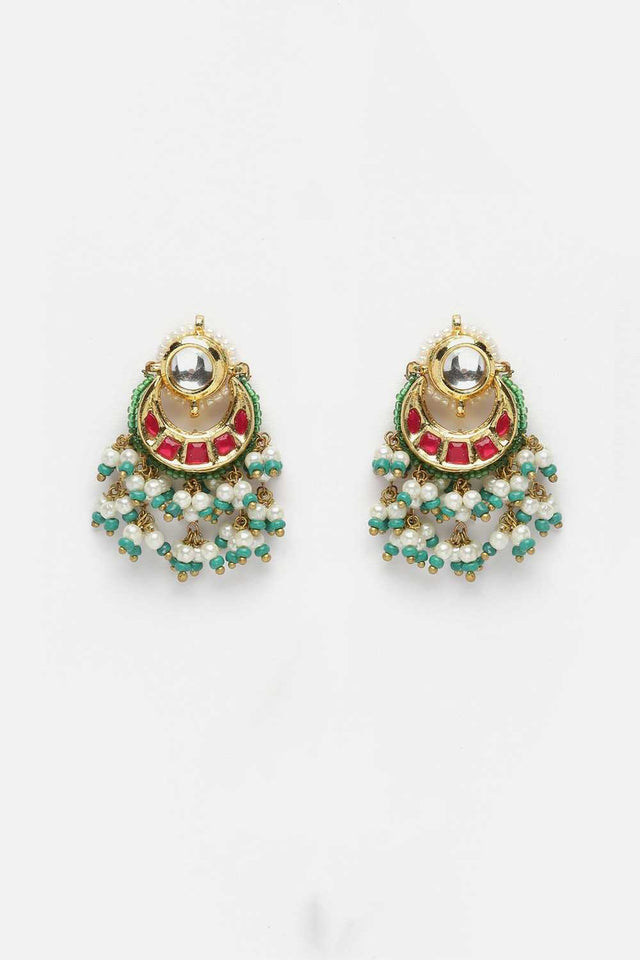Multi-Color Alloy Jewellery Set (DGNCE24008)