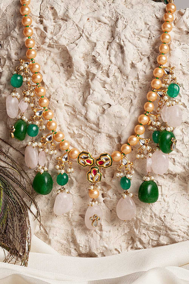 Green Alloy Necklace