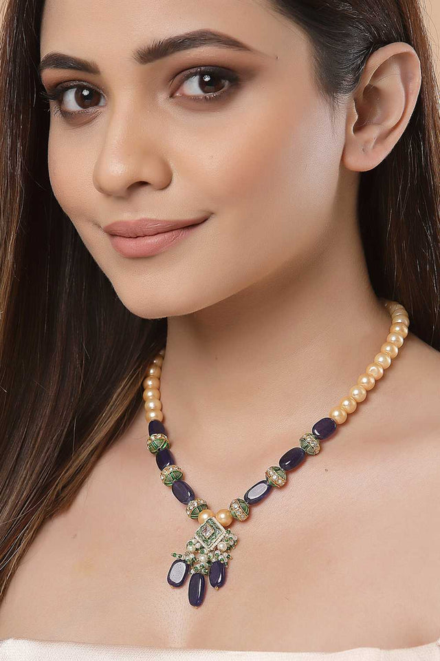 Multi-Color Alloy Necklace