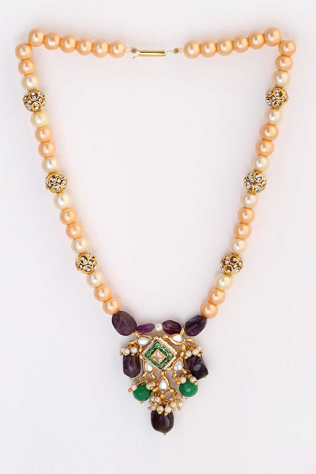 Multi-Color Alloy Necklace