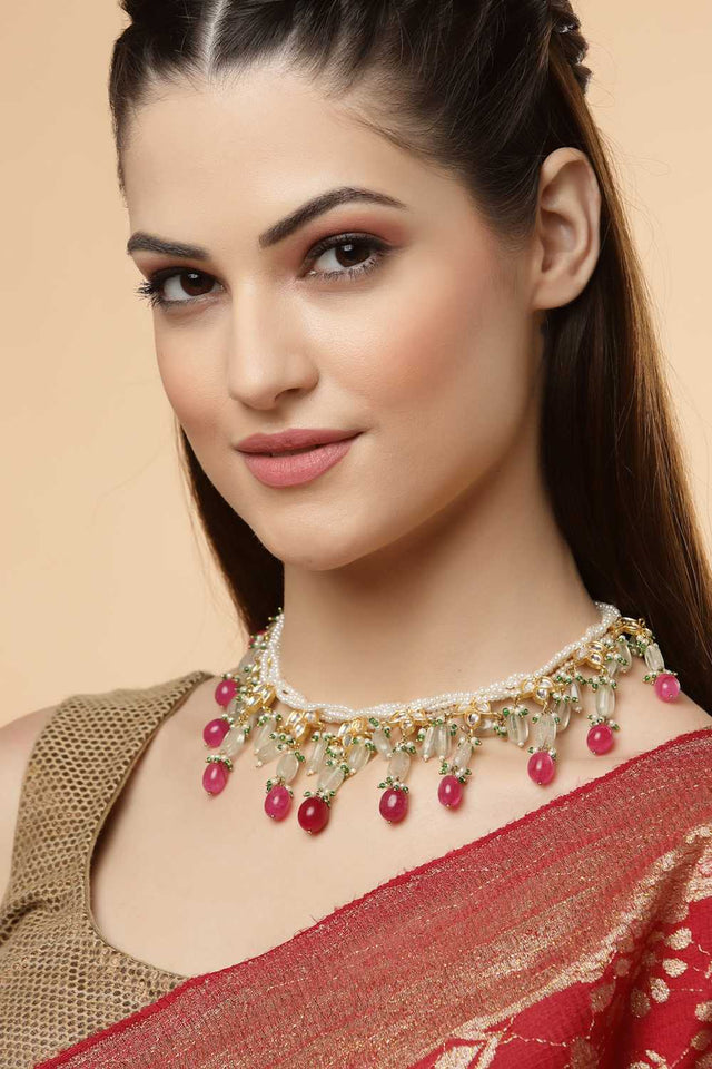 Multi-Color Alloy Necklace