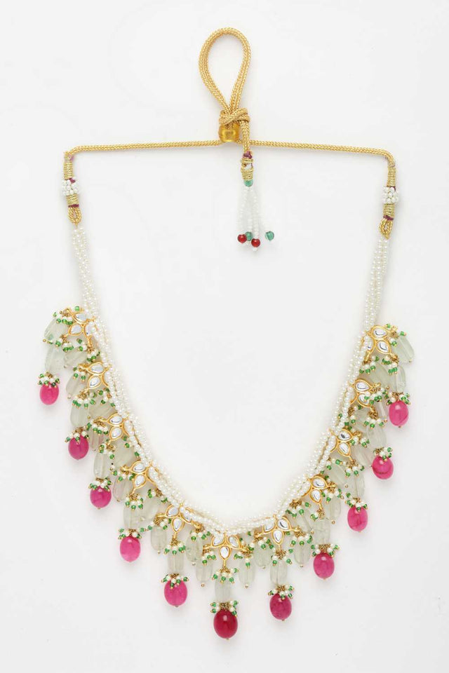 Multi-Color Alloy Necklace
