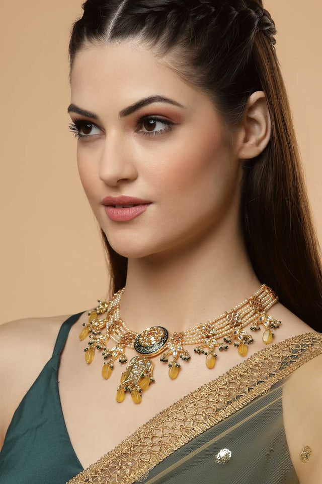 Multi-Color Alloy Necklace