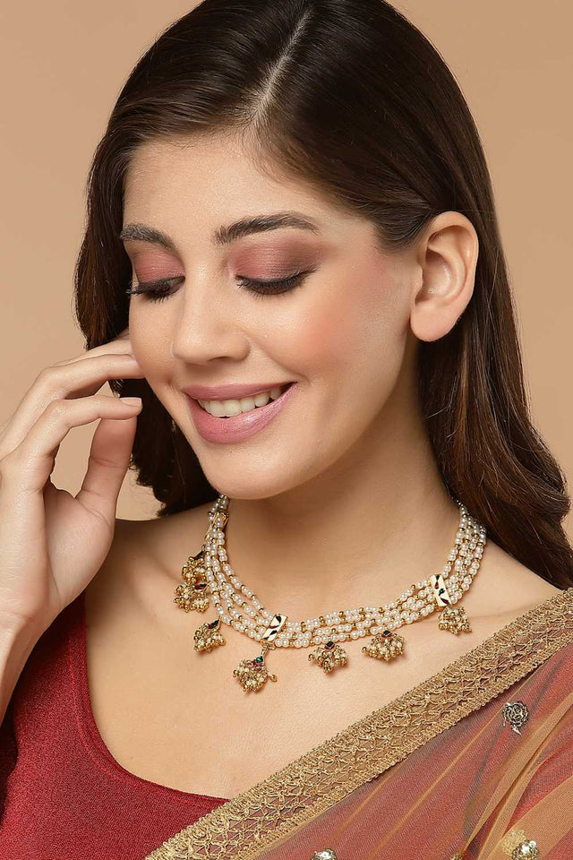 Multi-Color Alloy Necklace