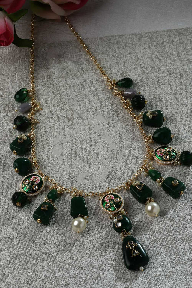 Multi-Color Alloy Necklace