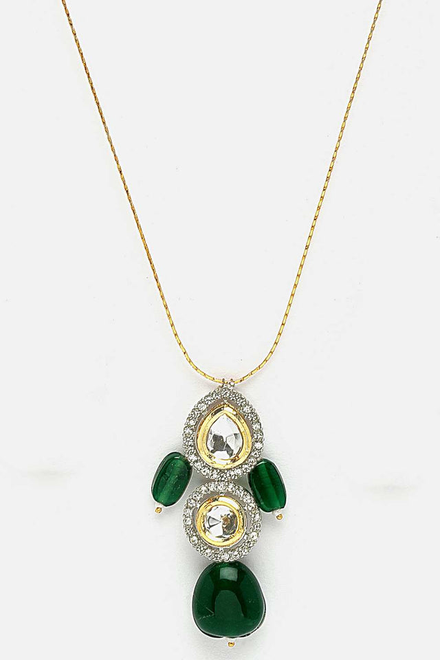Multi-Color Alloy Necklace (DGNH24015)