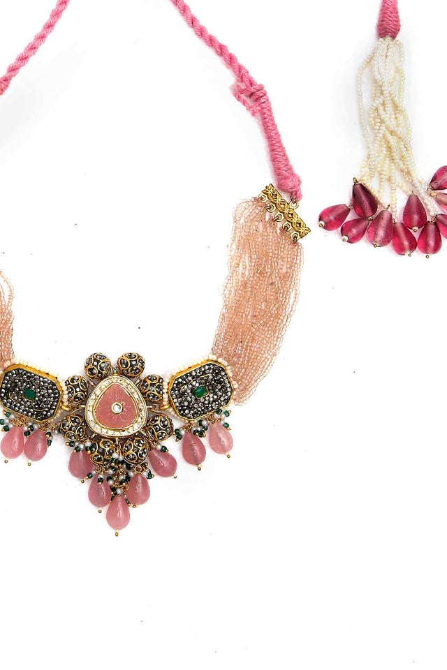 Multi-Color Alloy Necklace