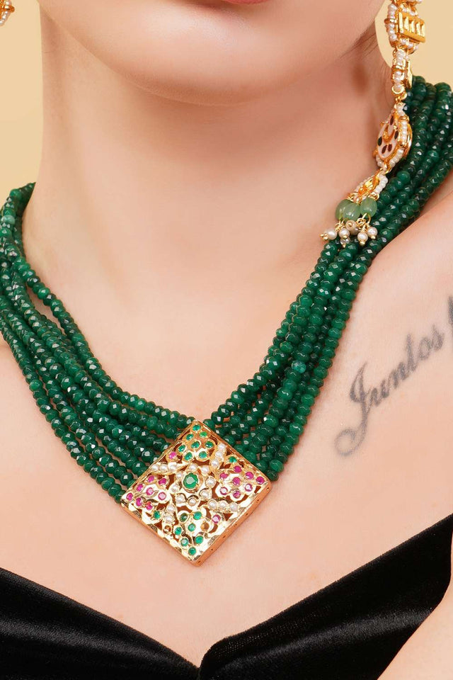 Multi-Color Alloy Necklace