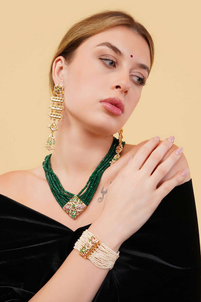 Multi-Color Alloy Necklace